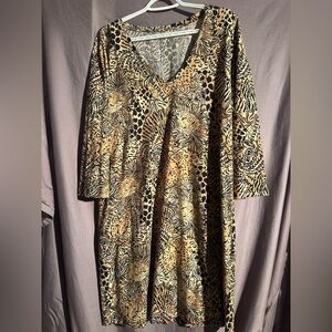 Lilly Pulitizer Tess 3/4 Sleeve V-Neck Dress XL